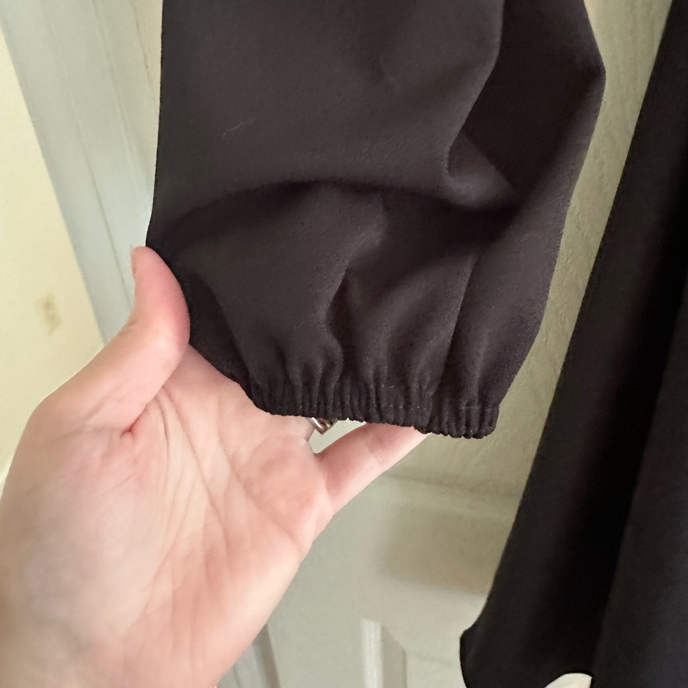 Boohoo Plus Wrap Black Skater Dress - Size 20 - Picture 6 of 8